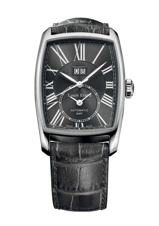 Louis Erard Mens 94210AA23.BDC54 Tonneau GMT Watch